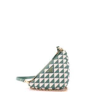 Prada Double Symbole Triangle Bag #331101P23B
